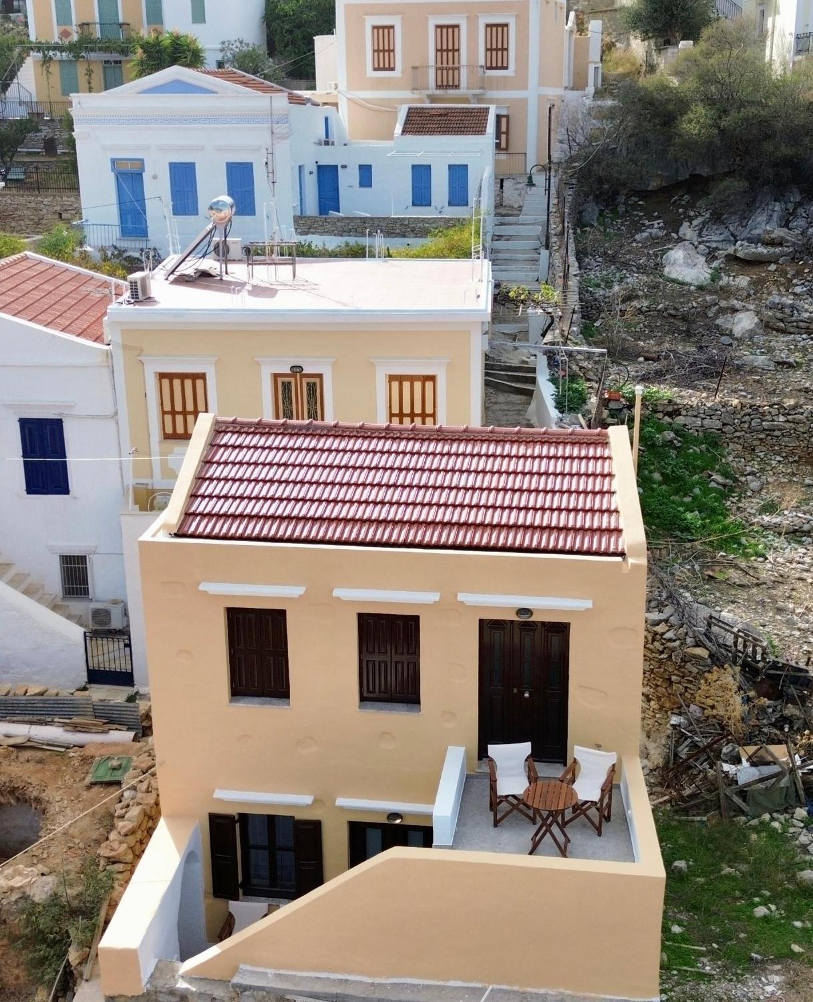 Pavlos House Symi Bagian luar foto